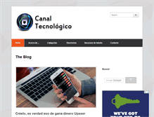 Tablet Screenshot of canaltecnologico.es